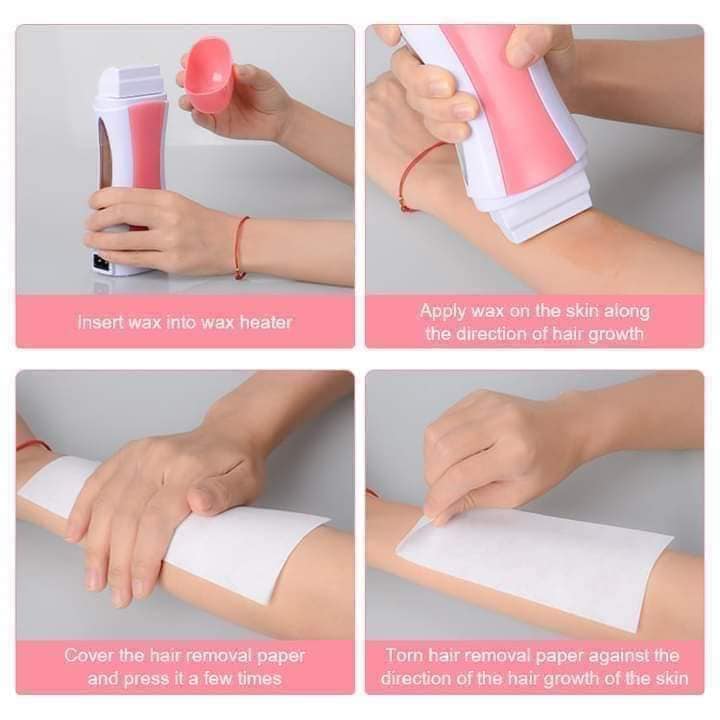 3-in-1 Hot Wax Machine – Electric Roll-On Wax Heater for Women Pakistan