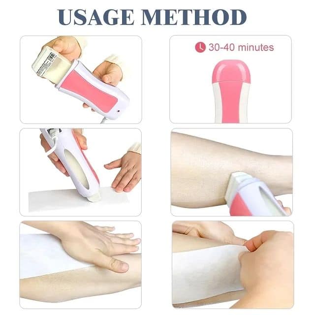 3-in-1 Hot Wax Machine – Electric Roll-On Wax Heater for Women Pakistan