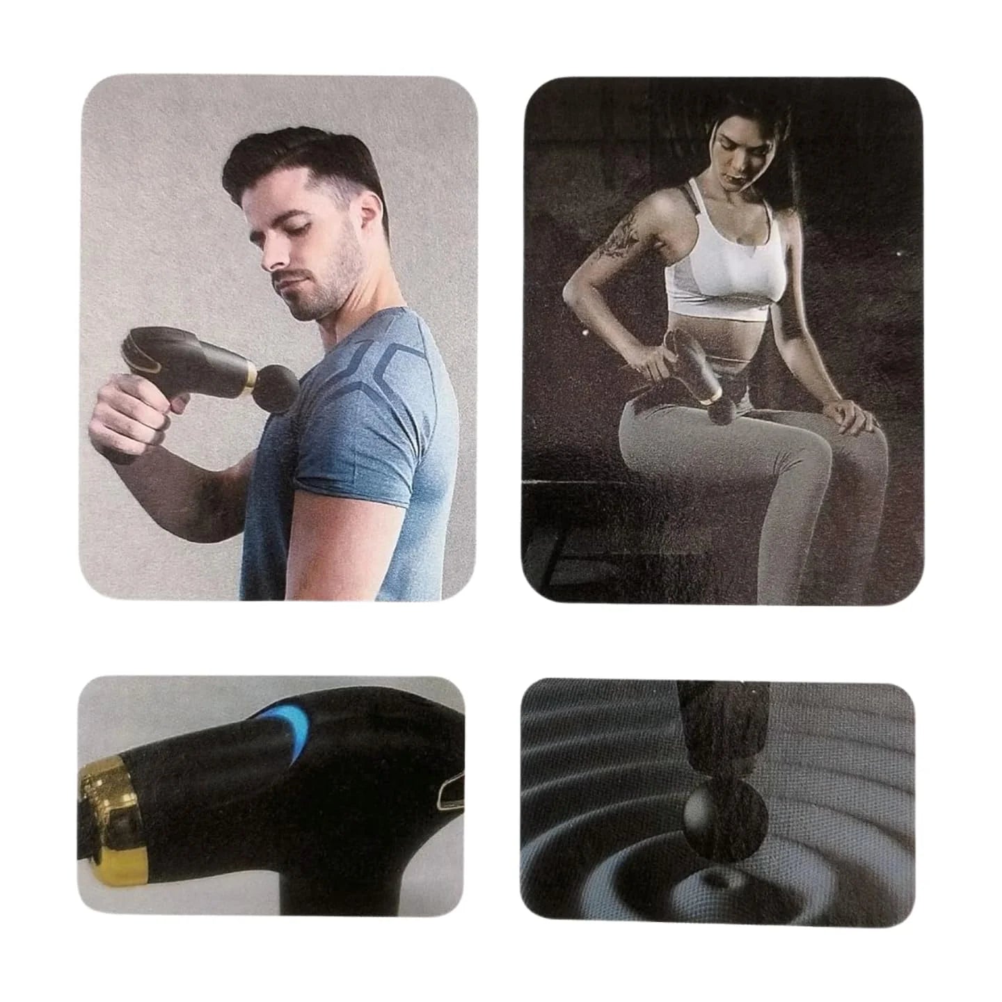 BLD-328 Compact Power Massager – Deep Tissue Cordless Massage Gun (Rechargeable)