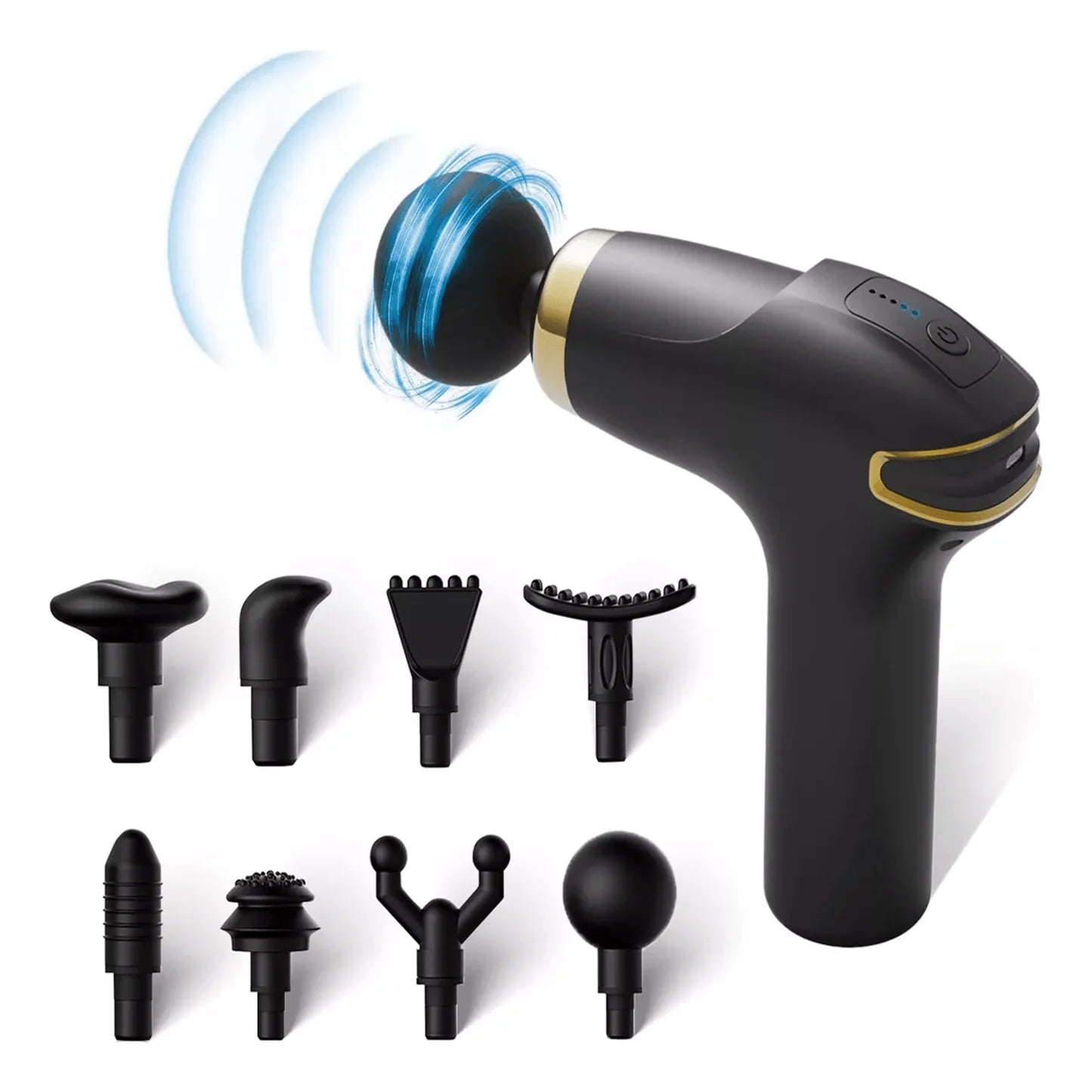 BLD-328 Compact Power Massager – Deep Tissue Cordless Massage Gun (Rechargeable)