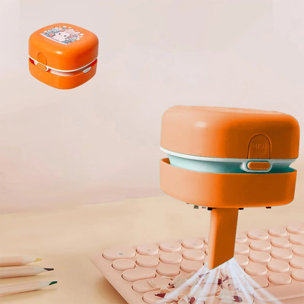 Mini Desktop Vacuum Cleaner – 360° Desk Dust Collector for Office & Home