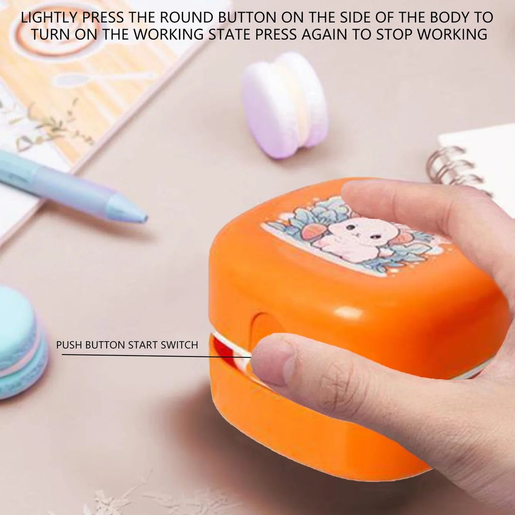 Mini Desktop Vacuum Cleaner – 360° Desk Dust Collector for Office & Home