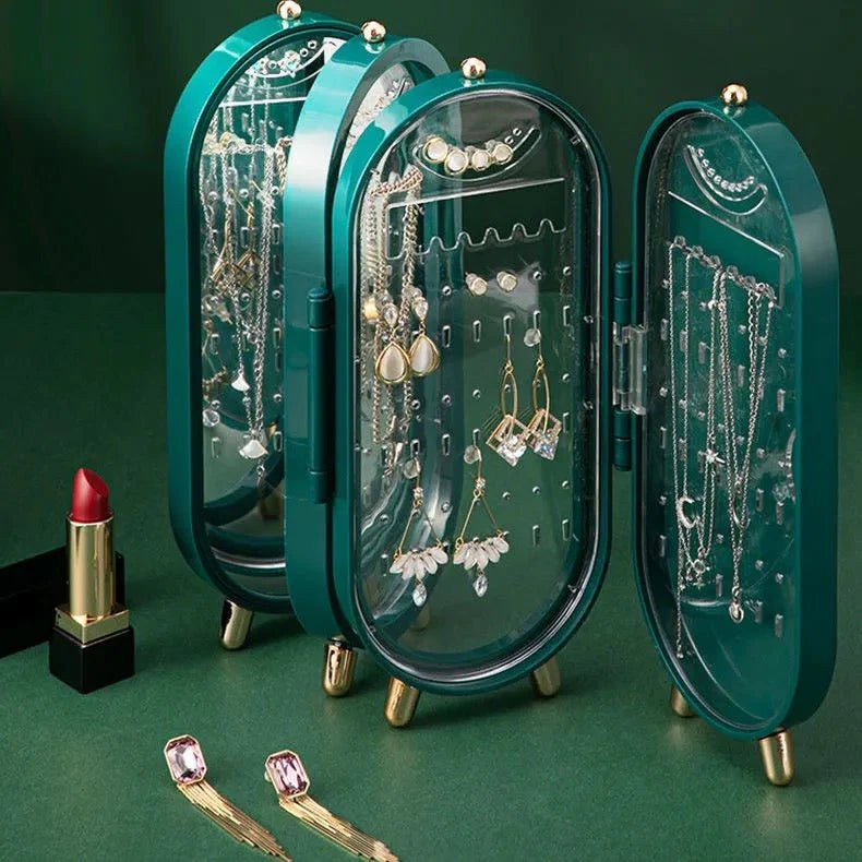 Folding Screen Jewelry Box – Space Saving Foldable Organizer for Women in Pakistan
