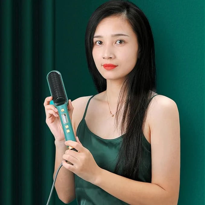 Hair Straightener Comb for Women – Quick Heating & Anti-Frizz Styling Tool (Pakistan)