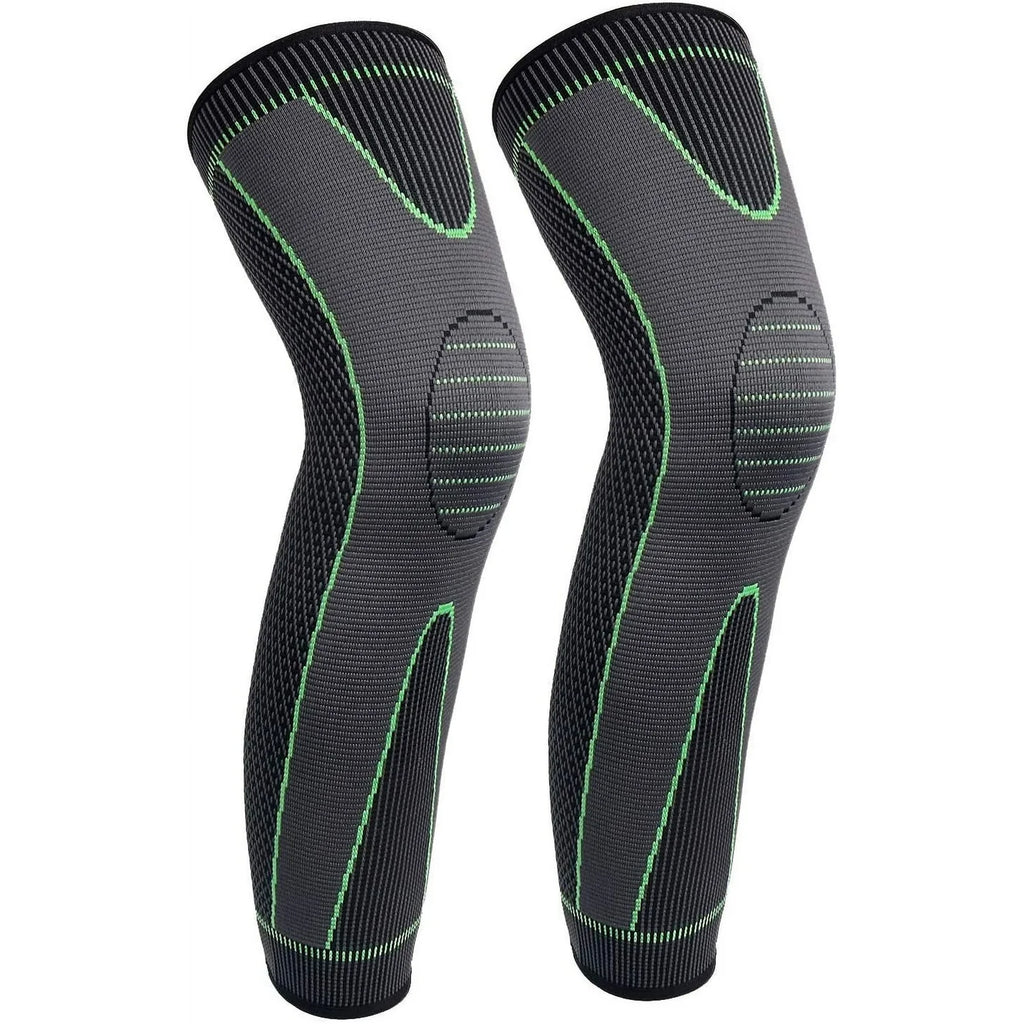 Full Leg Compression Sleeves – Knee Support & Muscle Recovery Brace (Pair)