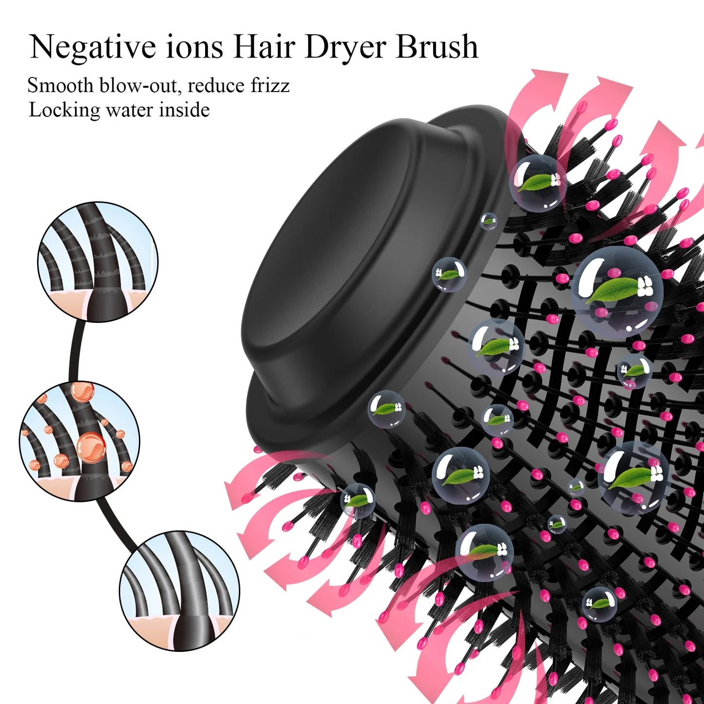 One Step Hot Air Brush for Women – Dryer, Straightener & Volumizer in 1 (Pakistan)