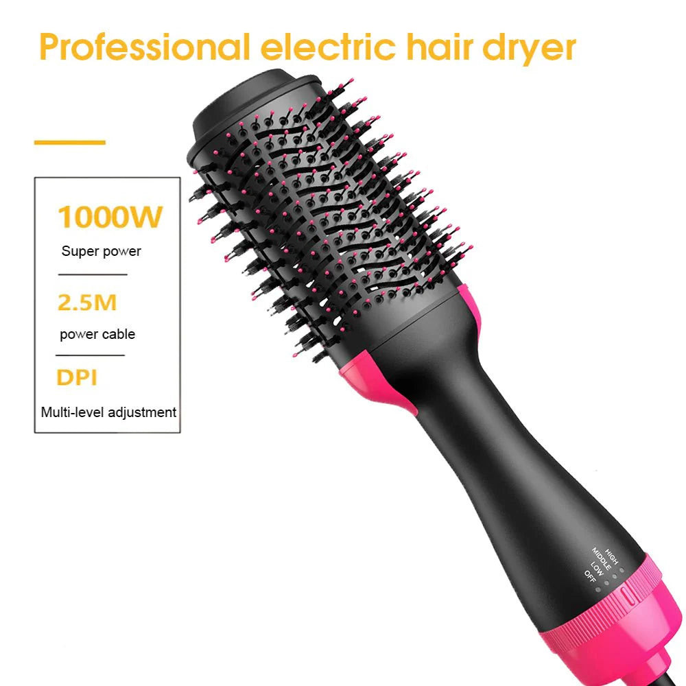 One Step Hot Air Brush for Women – Dryer, Straightener & Volumizer in 1 (Pakistan)
