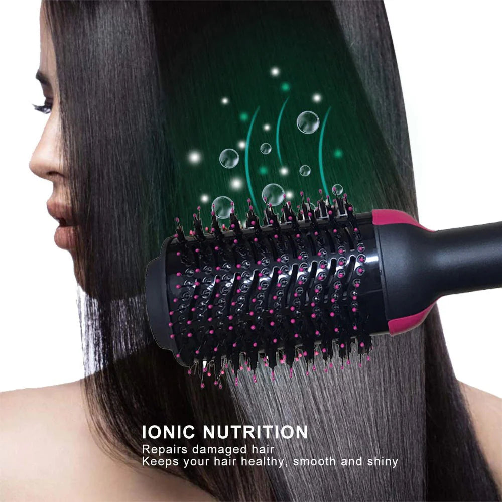 One Step Hot Air Brush for Women – Dryer, Straightener & Volumizer in 1 (Pakistan)