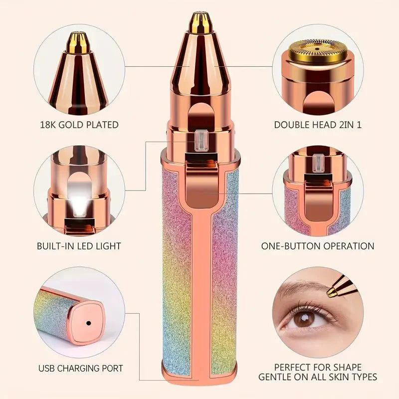 Painless Cordless Hair Remover – Facial & Body Trimmer for Women of Pakistan