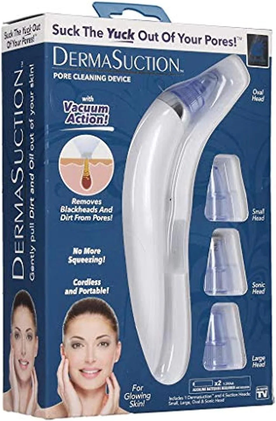 Deep Clean Pore Vacuum – USB Rechargeable Blackhead Remover for Clear Skin