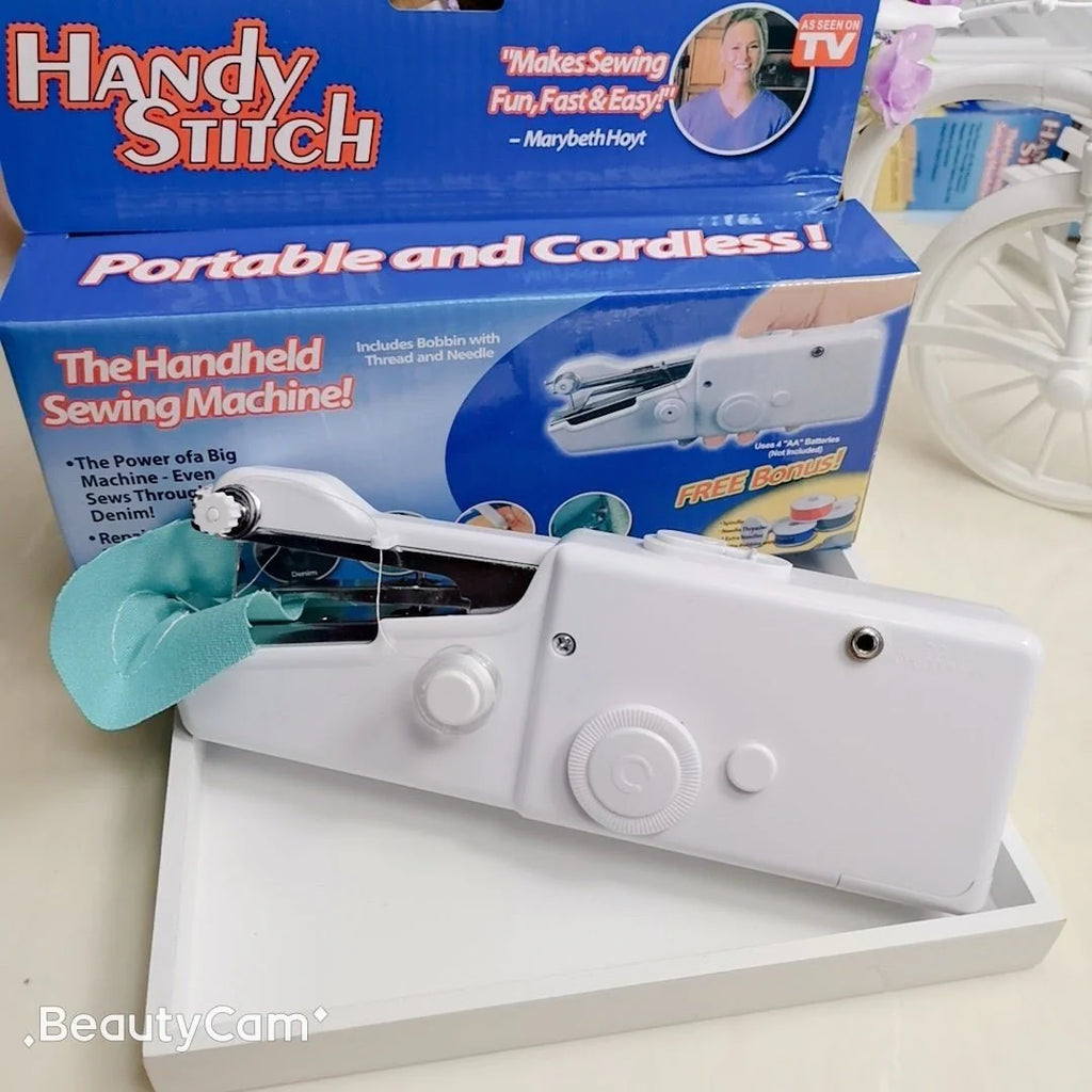 Portable Handheld Stitch Machine – Quick Fabric Repair, Cordless & Easy Use