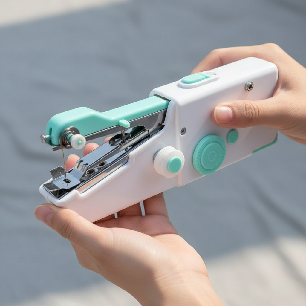 Portable Handheld Stitch Machine – Quick Fabric Repair, Cordless & Easy Use