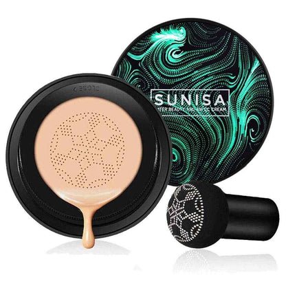 Sunisa Air Cushion CC Cream Foundation – Mushroom Puff, Light & Dark